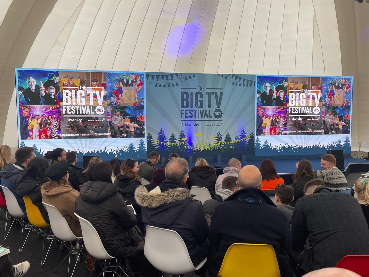 MediaAG's tweet photo. Very excited to be at this year's @TheBigTVFest 🥳📺 We're ready to see where TV in 2022 &amp; beyond will take us! #thebigtvfestival https://t.co/QoqAD5vYEH