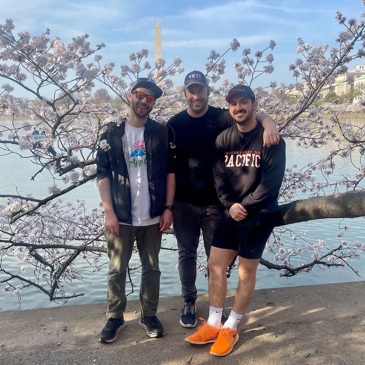 Area2Farms's tweet photo. Last week's farmer field trip across the river to admire the cherry blossoms. 🍒🌸👨🏼🌾 https://t.co/eSoQ0JFLml