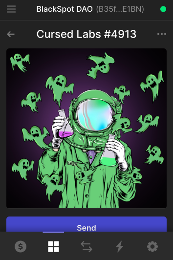 yesterday Blackspot dao wallet Aquired

1 <a href="/tenjin3dnft/">Project TENJIN by AVTR Studios - 天神村 STAKING LIVE</a> 
1 <a href="/HawksightCo/">Willie Francis</a> 
1 @FunGuyzNFT 
and minted 1 @CursedLabs 

 🔥