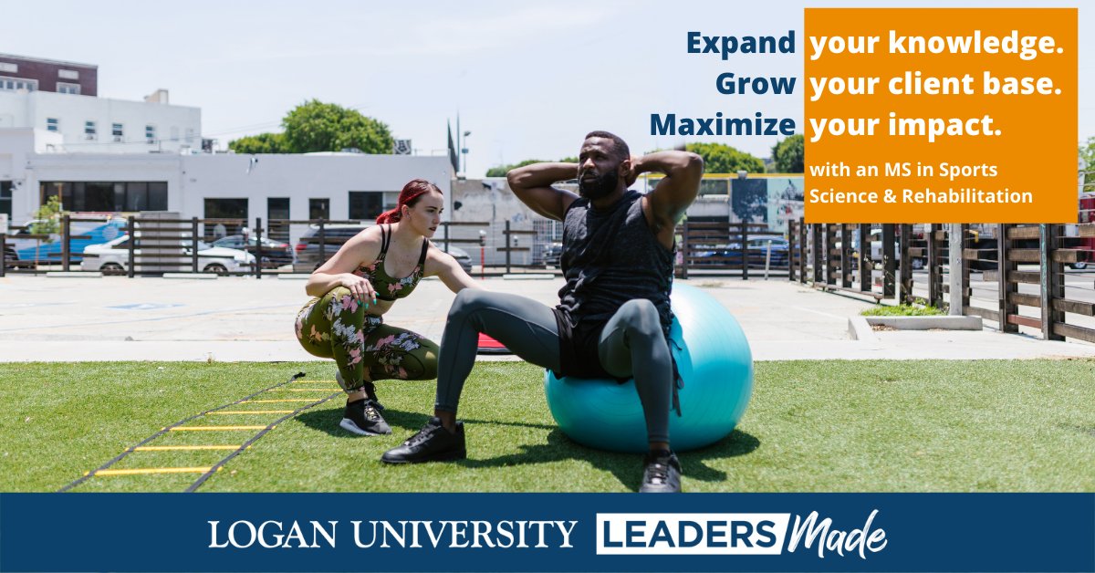 ideafit's tweet photo. Make a choice that is good for your clients and your business. 💥 Get your MS degree in Sports Science & Rehabilitation from @LoganUniversity to optimize client performance and care. Learn more: https://t.co/H5HKhMAotq
#IDEAPartner https://t.co/piO8reFeCf