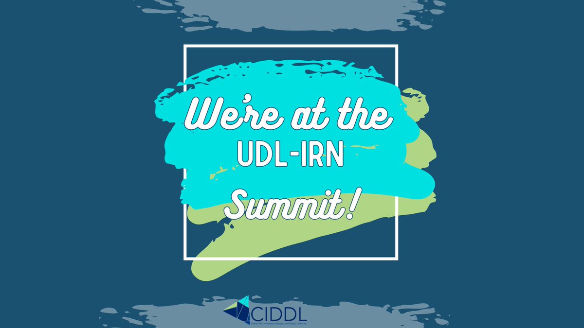_CIDDL's tweet photo. We're at the @UDLIRN Summit and are so excited to learn from others in the field! Are you there? What sessions are you attending?
@CAST_UDL @UDLIRN @OfficialTJEEI
#UDL #UDLIRN #HigherEd #Summit #EdTech #UniversalDesignForLearning #UDLGuidelines #Teachers #SpecialEducation https://t.co/NAwm8cOHLh