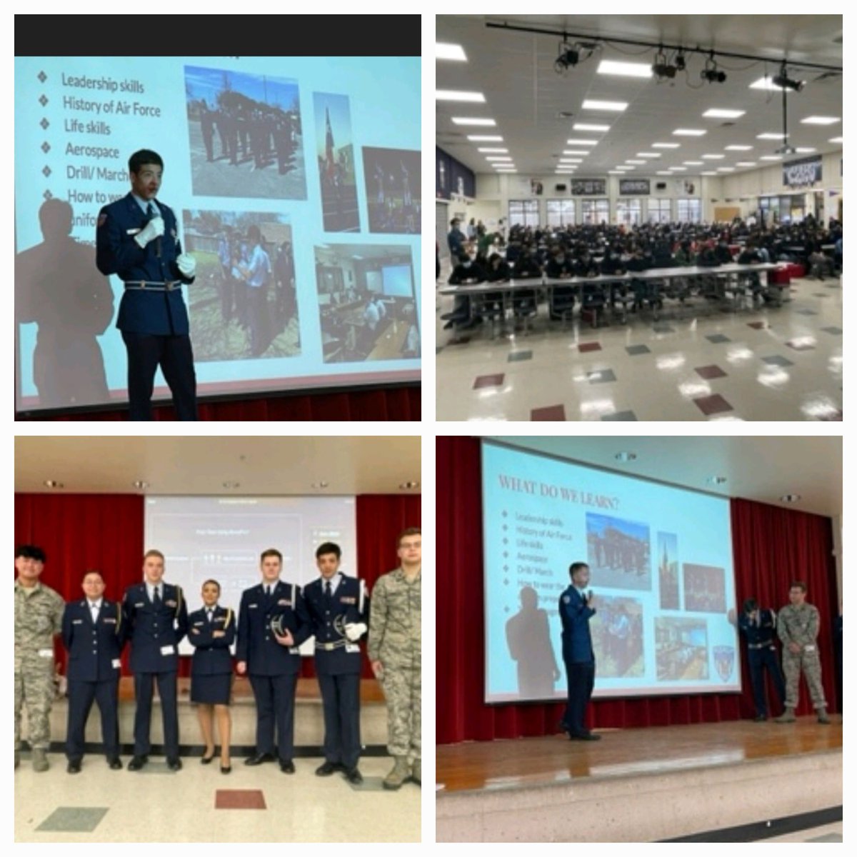 @AkinsCTE (@akins_cte) on Twitter photo Akins AFJROTC visiting <a href="/ParedesMs/">Paredes Middle School</a> to share the benefits of joining our program! <a href="/AkinsAISD/">Akins Early College High School</a> <a href="/AISD_CTE/">Austin ISD - Career & Technical Education</a> Akins AFJROTC visiting <a href="/ParedesMs/">Paredes Middle School</a> to share the benefits of joining our program! <a href="/AkinsAISD/">Akins Early College High School</a> <a href="/AISD_CTE/">Austin ISD - Career & Technical Education</a>