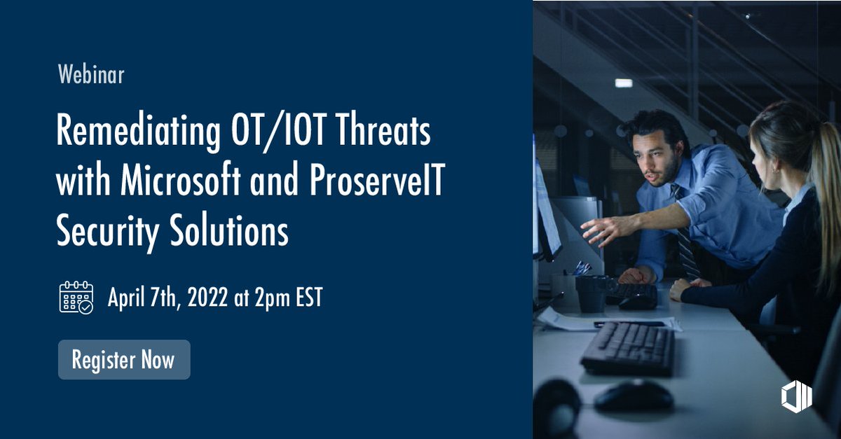 ProServeIT's tweet image. #OperationTechnology (OT) and #InternetOfThings (IOT) play a major role in business transformation which opens up new cyber threat risks. ⚠️

Join us on April 7 to learn about security strategies &amp;amp; solutions to reduce risk for your critical infrastructure: hubs.li/Q0176RVw0