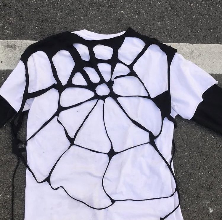 masterplanla's tweet image. Web garment available for purchase.