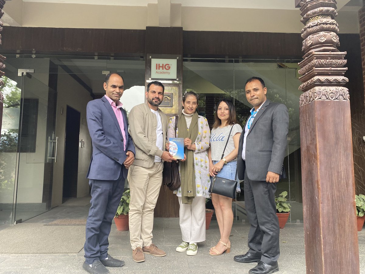 mkoirala's tweet photo. Honoured to be meeting individuals who are contributing silently in our society. With @khemlakai in his #gatecollege and @Rashmey1 #drpia of @cancercarenepal and @hanumandhokagov officials learning about restoration of heritage buildings https://t.co/u1wdQ3gKkm