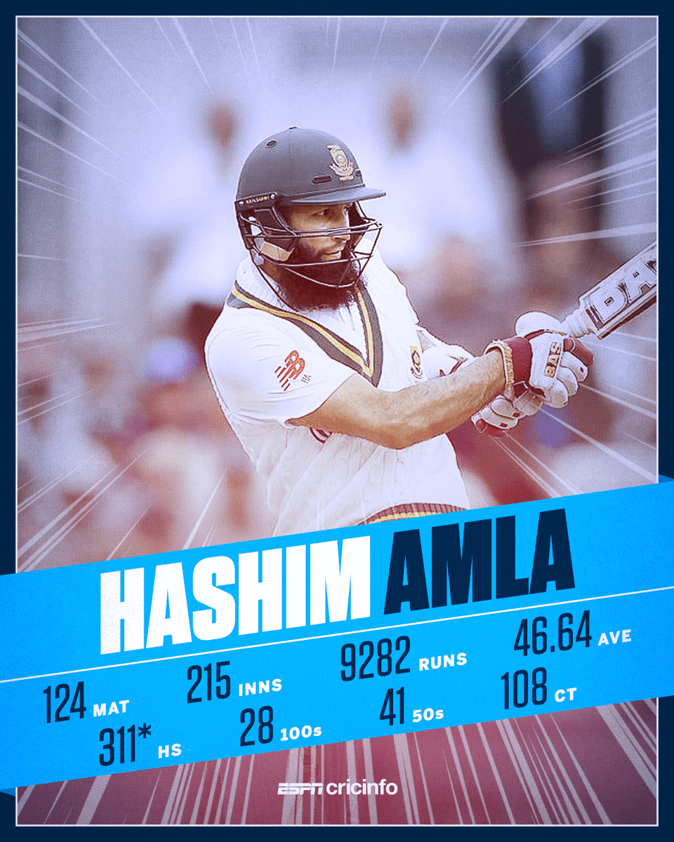 ESPNcricinfo's tweet photo. A fine Test career for mighty Hash, who turns 39 today ๐ https://t.co/CdqQVjgcWa
