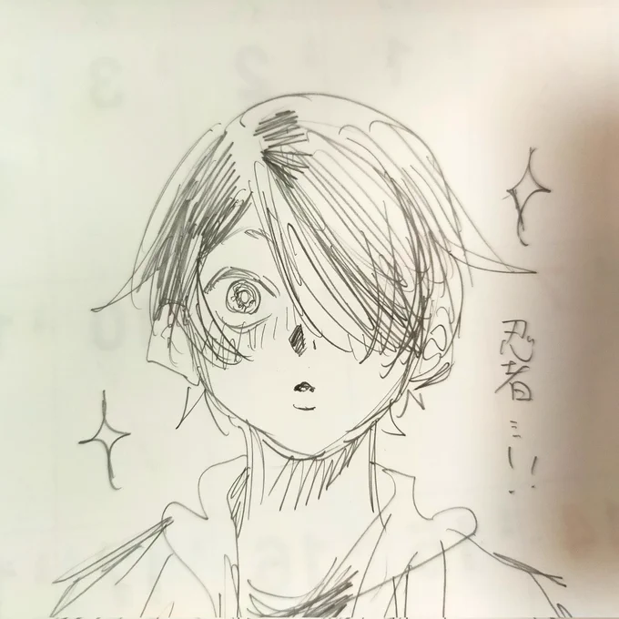 ぶくスタの「忍者…!」ってとこの忍君可愛すぎた。 