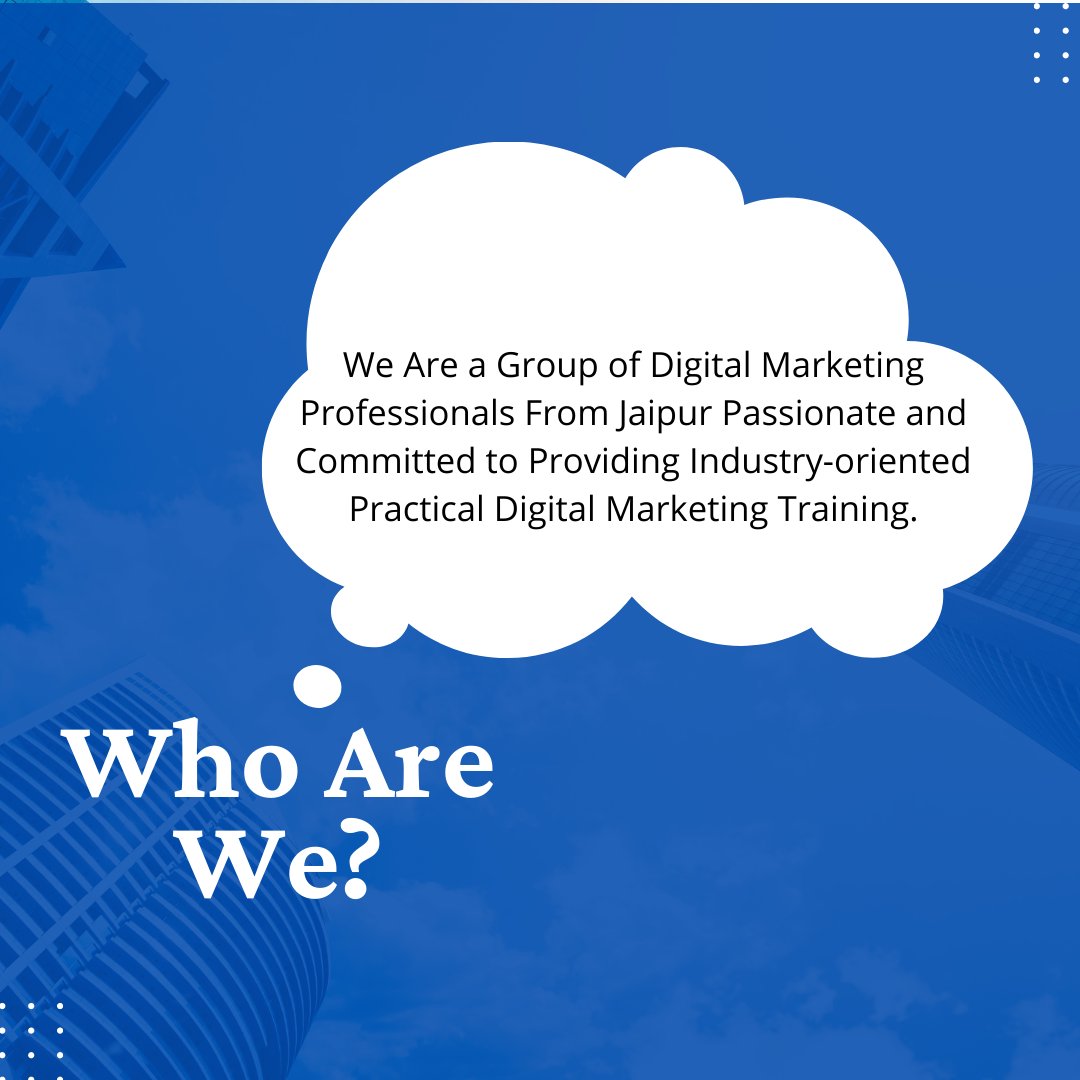 Edigitalarjuna's tweet image. We are a group of digital marketing professionals from Jaipur passionate and committed to providing industry-oriented practical digital marketing training.
.
.
Dm us for more details.
.
.
#digitalmarketingcareer #digitalmarketing #digitalmarketingjobs #digitalmarketingexperts