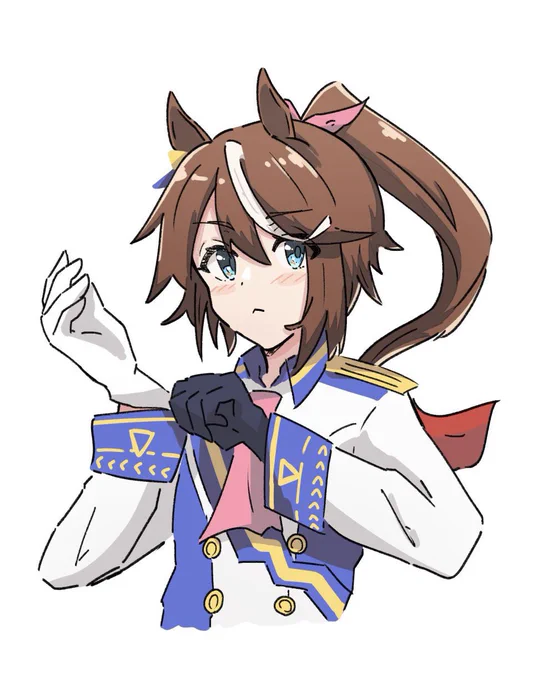 ゆるキャンとウマ描いてました
 #今月描いた絵を晒そう 