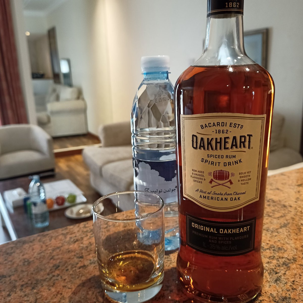 Isvikasnautiyal's tweet photo. Cheers. When there is no #oldmonk you still gotto to survive. #crewlife #crewlayover #rum https://t.co/P7JxBI5ED2