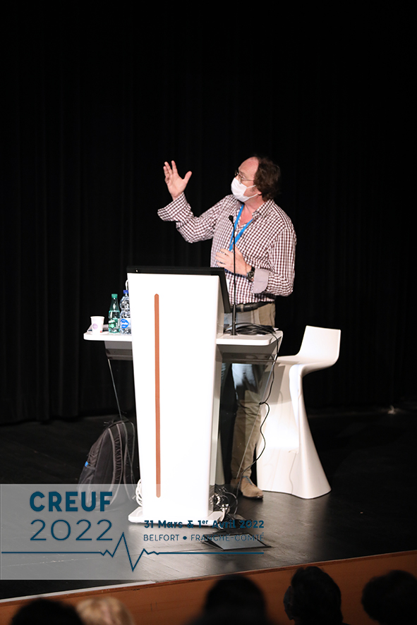 Congres_CREUF's tweet photo. Ce matin, le Pr Jean REIGNER du 
@CHUnantes, a posé la question essentielle "Quel avenir pour les soins critiques en France ?" au congrès du CREUF #creuf2022 https://t.co/IN19bPZ5If