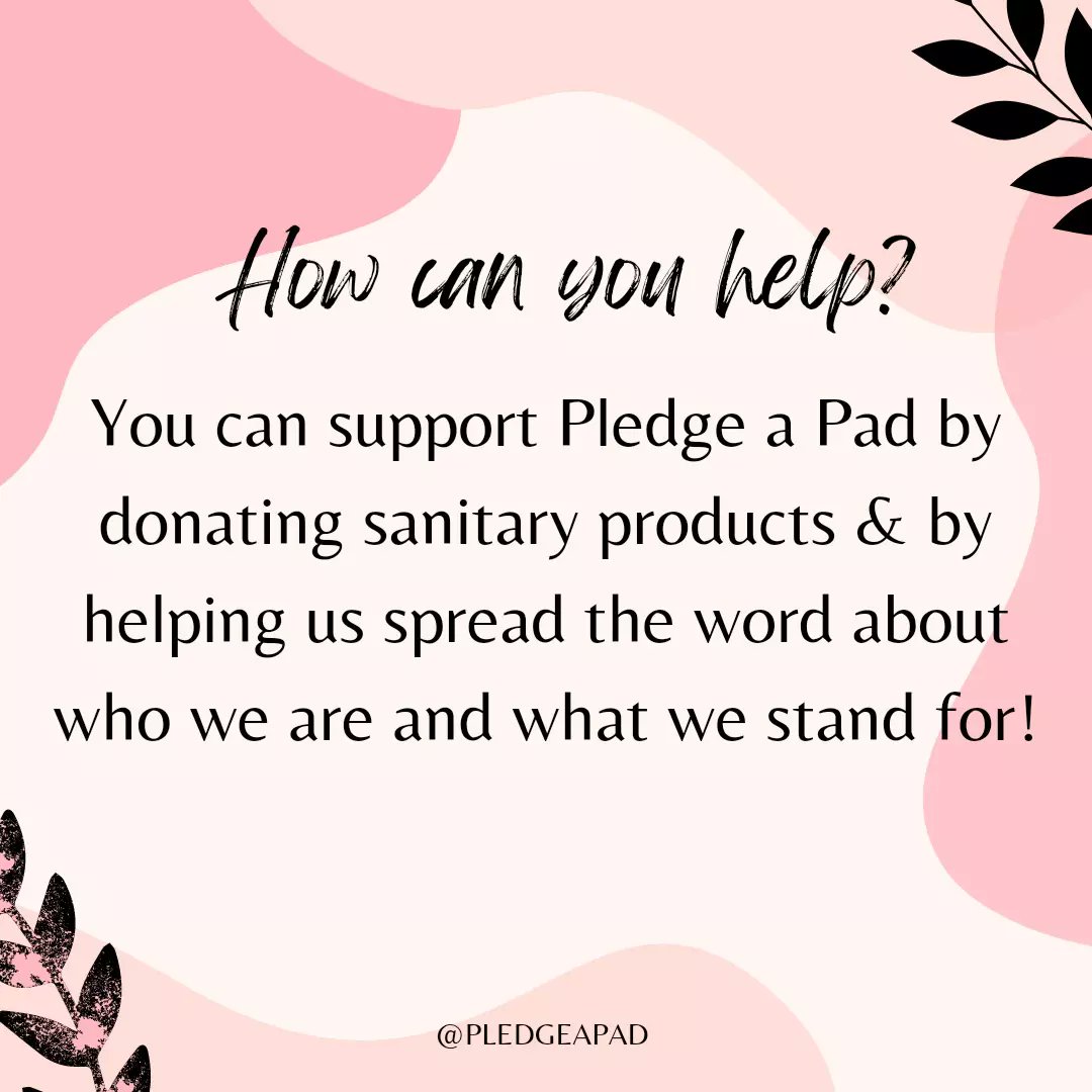 💕
#thoughtthursday ✨
.
Get educated on period poverty and help us fight this problem through donations ,and helping us get exposure 💞
.
Thank you to everyone who's willing to learn and who supports organizations like Pledge a Pad.🥰
.
#pledgeapad #pledgeapadup
