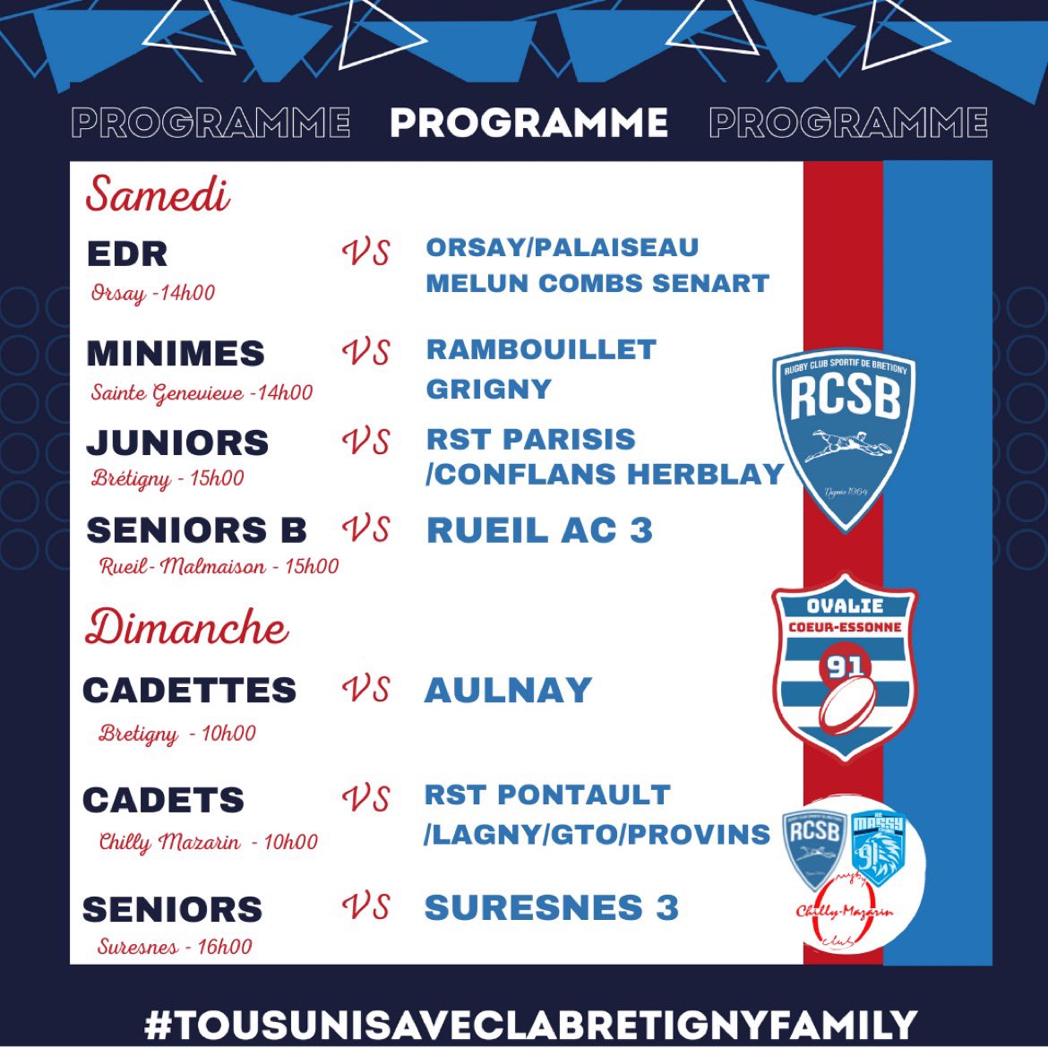 Rugby Club Sportif de Brétigny tweet media