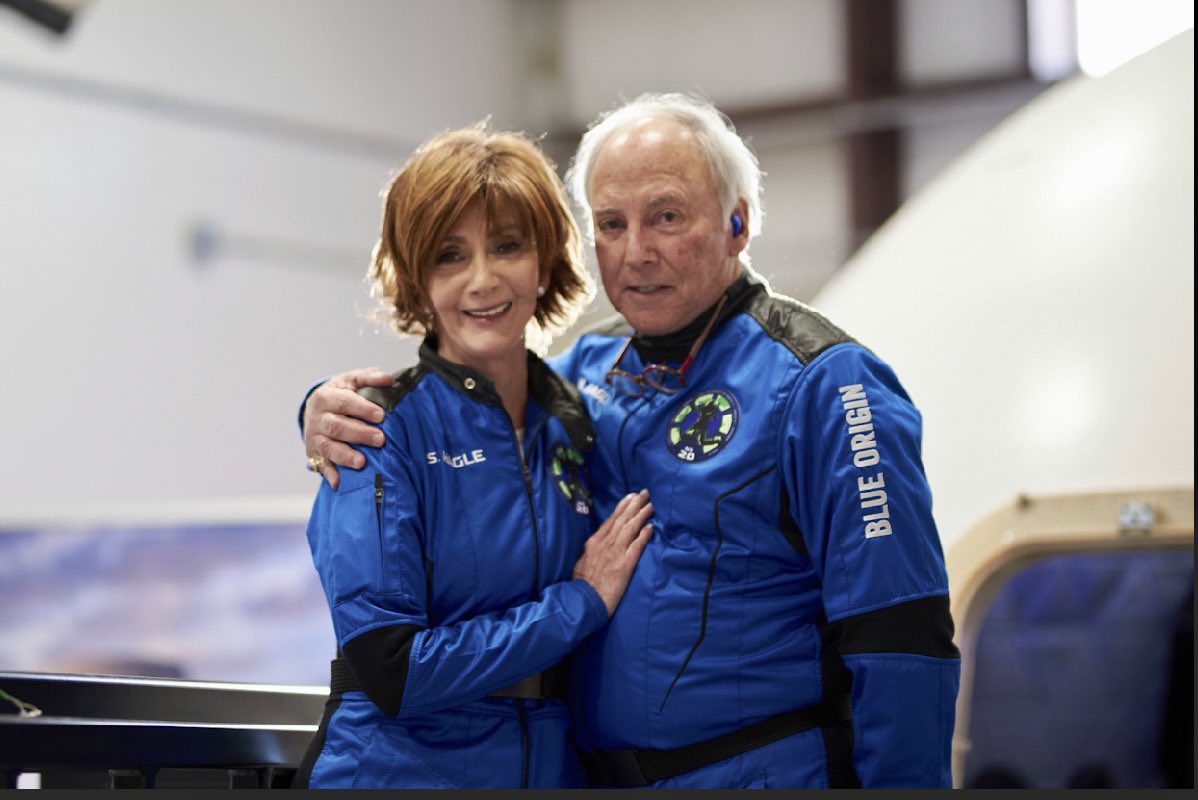 Sharon &amp; Marc Hagle of Winter Park are set to launch on <a href="/blueorigin/">Blue Origin</a>’s #NS20 this morning. Sharon is the founder of <a href="/spacekidsglobal/">Spacekids Global</a>, which works to inspire children in science, tech, engineering, arts and math. She’s sharing her journey with them at spacekids.global/blog