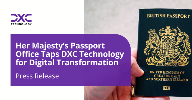 DzonyBatty's tweet photo. @DXC_UKI has been selected to transform and run the mission-critical IT infrastructure for Her Majesty’s Passport Office (#HMPO) in the U.K. #WeAreDXC https://t.co/D7uEw7nAAo https://t.co/gS5LelvYde