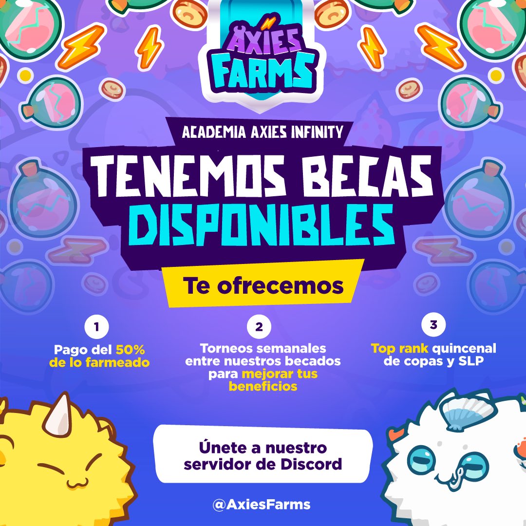 Axies Farms M&L | Academia de AxieInfinity tweet media