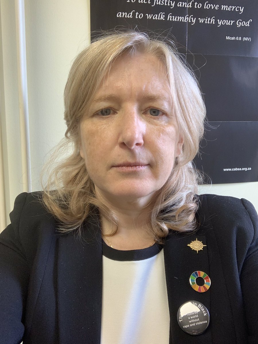 AnglicansEndGBV's tweet photo. The Director for Gender Justice, @MandsLMarshall, standing with women around the world wearing black each Thursday. @Thursdays_Black #sgbv #gbv #black #TiB #Anglican #church #gender #Thursday #ThursdaysinBlack https://t.co/fpMWUUfMaE