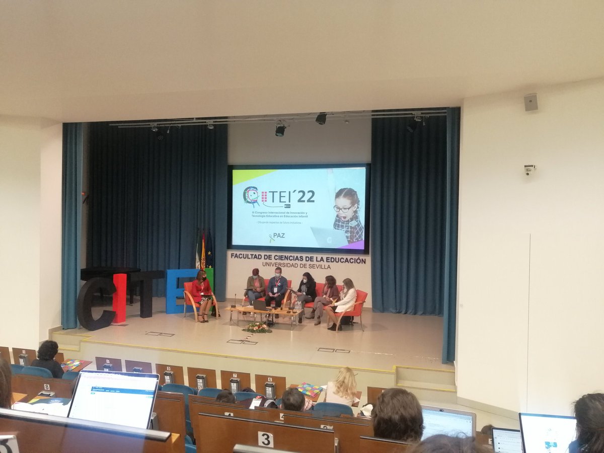 Nos encontramos en el <a href="/congresocitei/">CITEI</a> #citei22, aprendiendo sobre espacios de futuro inclusivos.

 Muy interesantes todas y cada una de las ponencias 👀