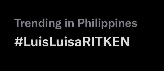 foritadaniela's tweet photo. Double trending!!
CONGRATS HulingUlanSaTagAraw
#LuisLuisaRITKEN https://t.co/MX04sCtQdA