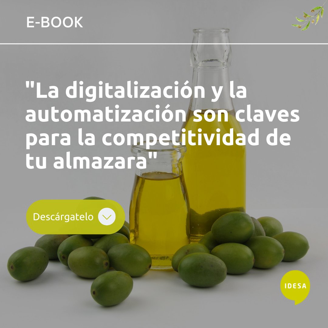 Descubre todo lo que necesitas saber para conseguir que tu #almazara sea competitiva en el sector a través de la #digitalización. En este e-book te explicamos con detalle las ventajas y beneficios. Descárgatelo aquí ➡ bit.ly/3IWhozb