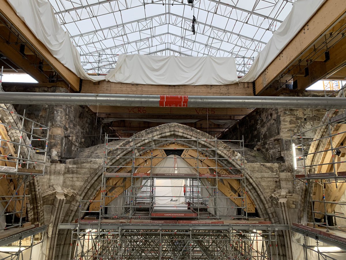🏗👷‍♂️Ce matin, chance pour moi de visiter le chantier de restauration de <a href="/notredameparis/">Cathédrale Notre-Dame de Paris</a> ! <a href="/TotalEnergies_F/">TotalEnergies Foundation</a> est heureuse d’y contribuer aux côtés de la <a href="/fond_patrimoine/">Fondation du patrimoine</a>. Merci aux équipes pour leur accueil et bravo à tous les corps de métiers mobilisés !