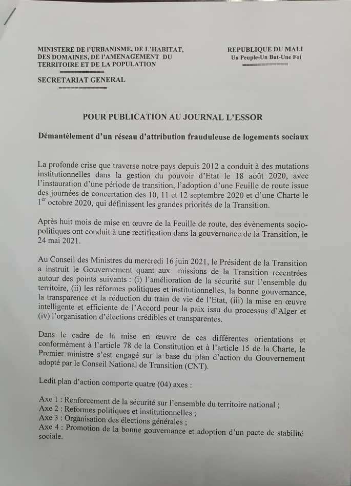 coumbabahtraore's tweet photo. #logements_sociaux au Mali enfin une enquête qui suit son cours🙏🏽🙇🏾‍♀️ https://t.co/TBFuMNHyaY