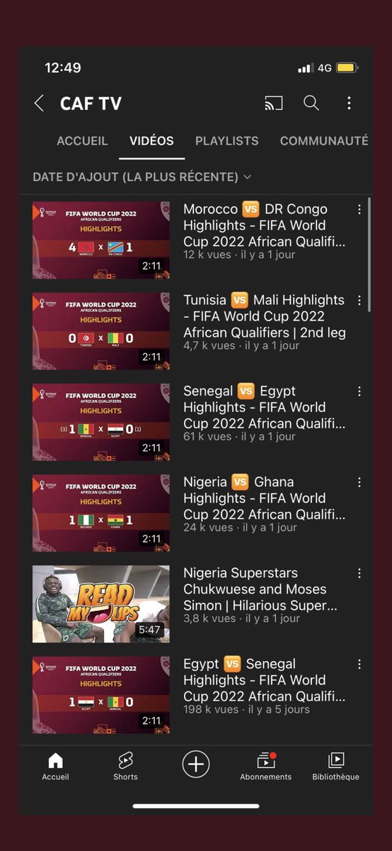DZFOOTBALLDZ's tweet photo. 🧨🧨🧨| LA CAF A SUPPRIMÉ LE RÉSUMER DU MATCH ALGÉRIE - CAMEROUN DE SA CHAÎNE YOUTUBE ! 

ALLER CONTINUONS À POUSSER ET INSHALLAH ON VA RÉPARER CETTE INJUSTICE ! #Replay_Algeria_Cameroon #ReplayAlgCam #replay_match_algeria_cameron https://t.co/xB6NnP73lP
