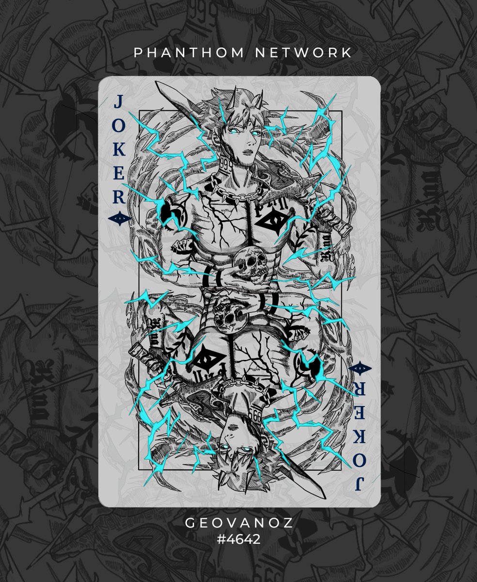 samuelgeovanoz's tweet photo. @projectPXN #PXN Check this out ser. Just finished my fan art of ZAC the Watcher. Hope you guys like my Joker Card Design @reicannon @Pants_shh @X4AES @dexd0x @Yuri_ramen https://t.co/9ZU8xT7zLZ