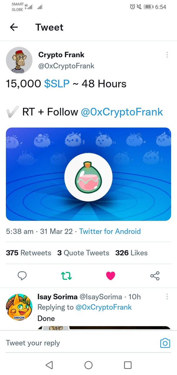 Marydanalli's tweet photo. @0xCryptoFrank Hoping for this 🙏🙏 https://t.co/pSVnnjSpCo