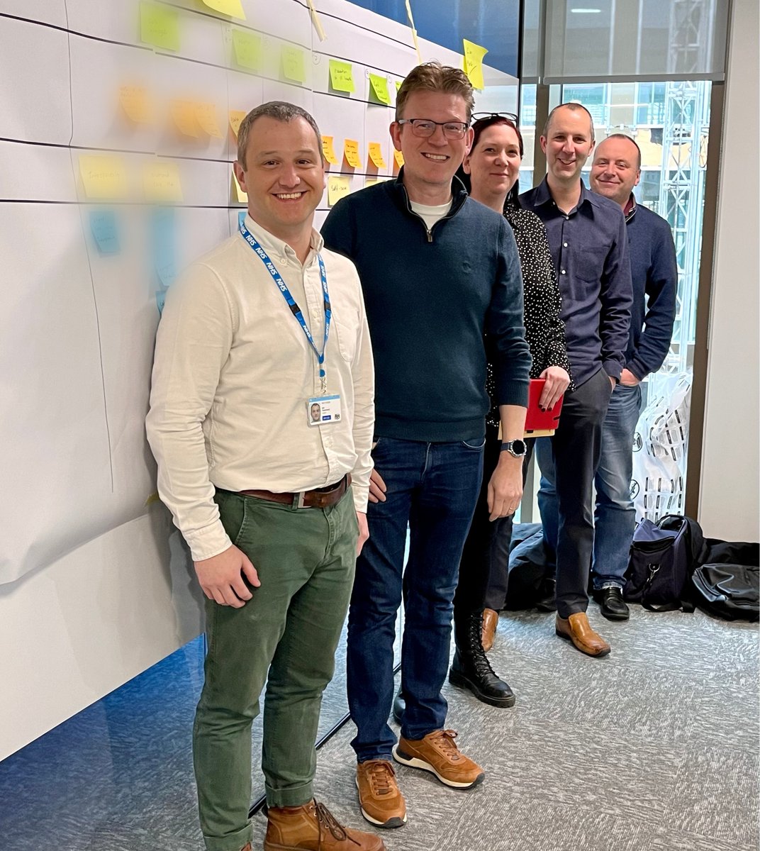 burendoUK's tweet photo. It was a great day yesterday working with @DJTurner90 & his brilliant team to shape #NHSEngland & Improvements’ 3 year architecture & interoperability strategy at their offices at @wp_leeds. We used the #VMOST tool to align products to patient outcomes. #NHSImprovement https://t.co/sRwyxb5o5m