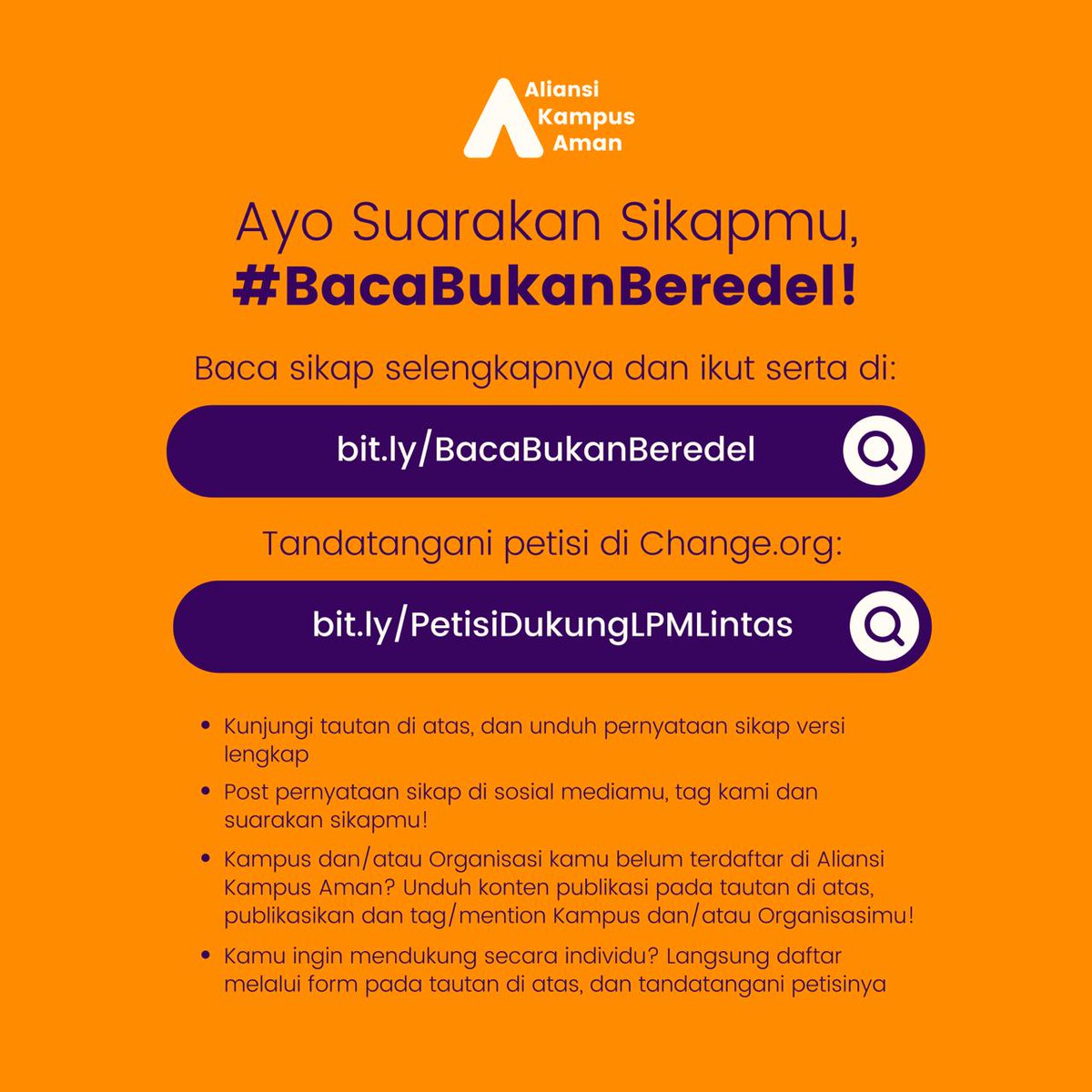 HopeHelpsNet's tweet photo. Untuk membaca pernyataan sikap lengkapnya, kamu bisa klik tautan ini: https://t.co/pyawhwoqQS ⬇️⬇️⬇️ https://t.co/gkhKO4P71d