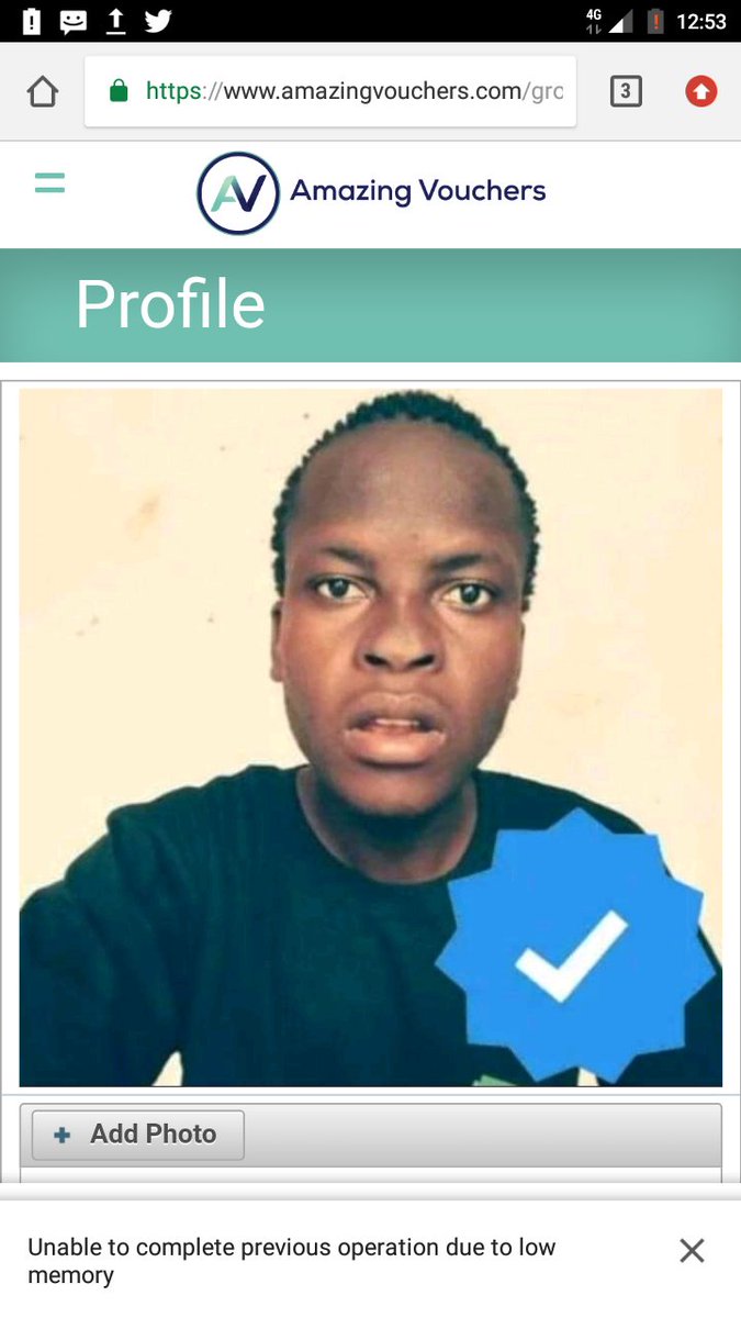 mogodijnkgapele's tweet photo. @AmazingVouchers #AmazingVouchers makes my life easier, thanks for such platform. https://t.co/cfAKedsOdj