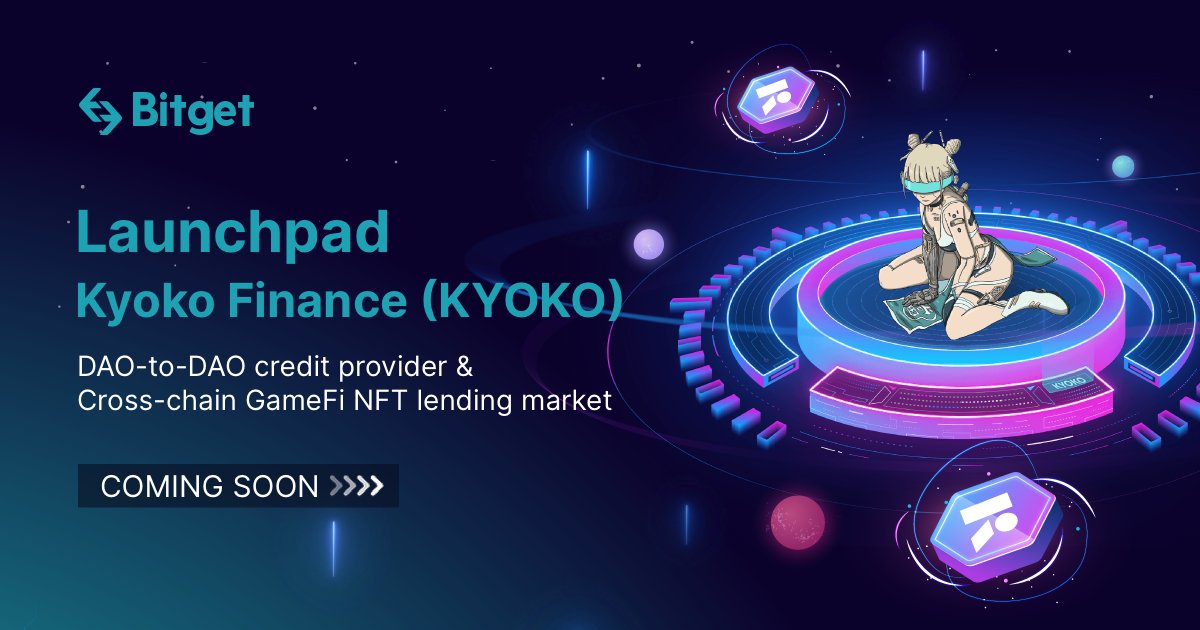 🔊 You say #Launchpad, we say Kyoko! Follow us &amp; @kyokoFinance, RT &amp; tag 3 friends to win $1,000 $USDT giveaway!

⏰ April 7, 4 PM - April 8, 4 PM (UTC)

Learn more: bit.ly/3Dt9mgg