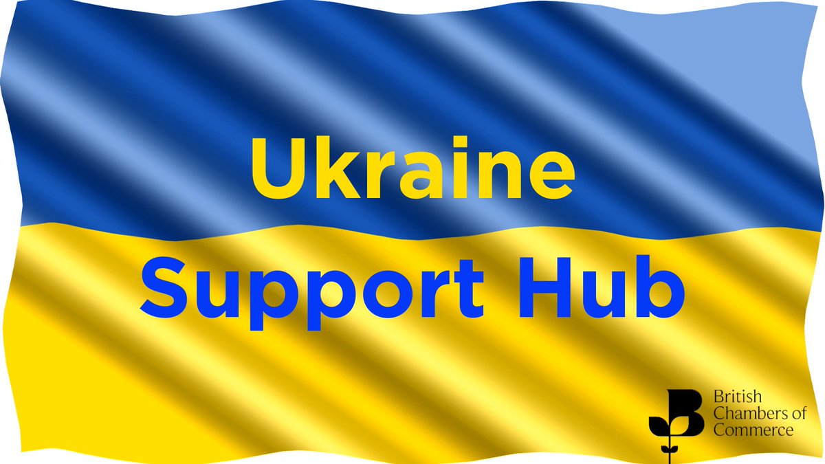 Our #Ukraine Support Hub has been established to offer advice and information, to help support the Chamber Network and other communities make decisions, adapt to new circumstances and navigate the challenging times ahead. 🇺🇦 🇬🇧

More 👉 ow.ly/mUJq50IqMbA