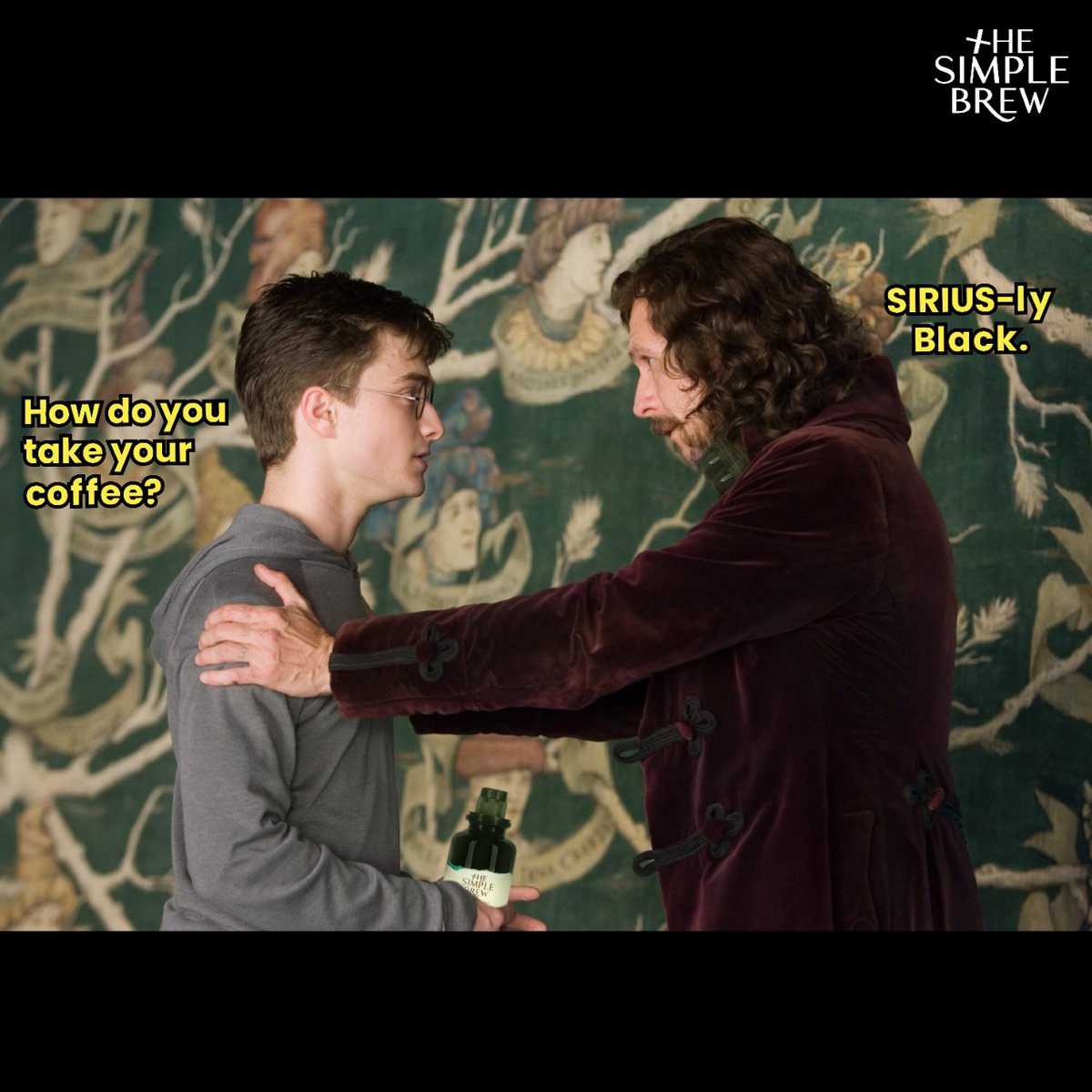 brewitsimple's tweet photo. Go ahead and brew some magic, be it with milk or SIRIUS-ly black βοΈ
Tell us how you like to take your Simple Brew Coffee in the comments below ππΌ
Let the battle of coffees begin!
#thesimplebrew #simplebrew #harrypotter #siriusblack #blackcoffee #coffee #coldbrew #subscription https://t.co/OgrfVLOrX6