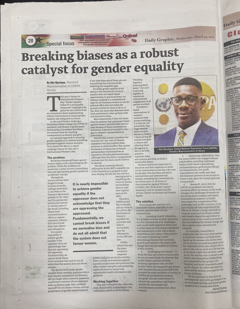 niyioju's tweet photo. Op-Ed by yours sincerely in Daily Graphic #ForTheGoodOfGhana ⁦@UNFPA⁩ ⁦@UNFPA_WCARO⁩ ⁦@UNFPAGHANA⁩ ⁦⁩ ⁦@Atayeshe⁩ ⁦@dienekeita⁩ https://t.co/U4x6lyutAi