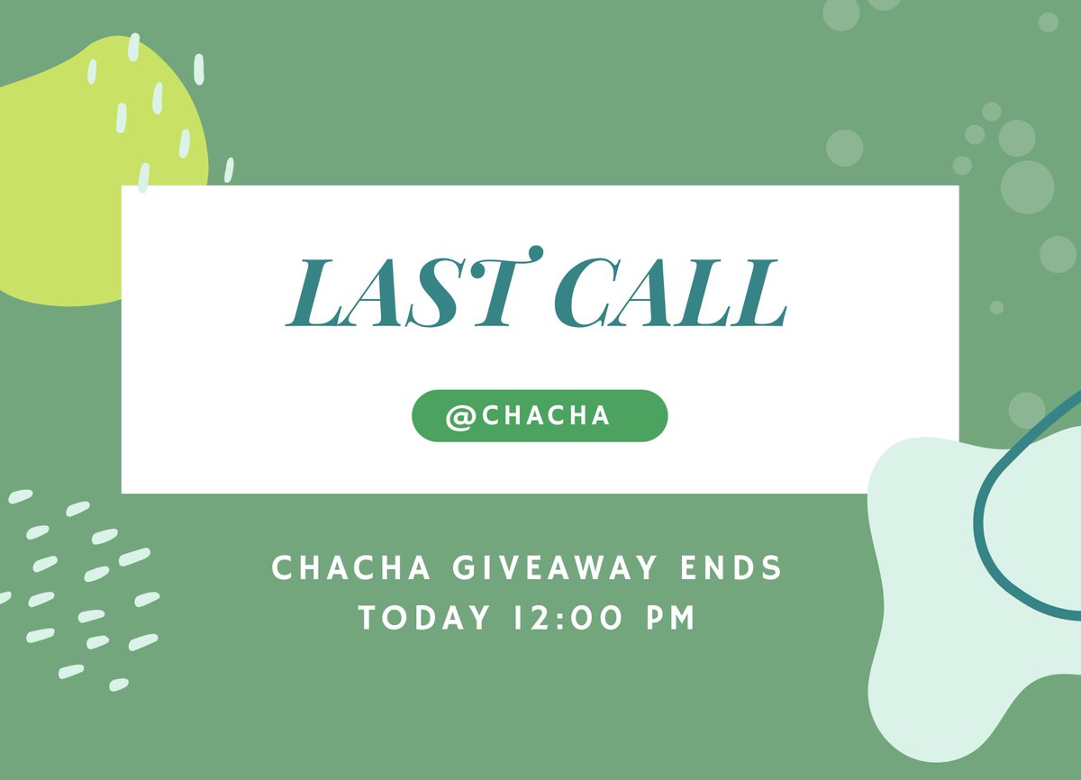 ChachaApp's tweet photo. Wow 🤩!! Big giveaway celebration coming up tomorrow if you want to be part of the winners celebration day you already know what to do, LIKE, FOLLOW and COMMENT. 🥳 Only few hours left before ChaCha's santa claus comes down with his wallet full of money.
Stay connected!
#chacha https://t.co/RhUC6kvG6P