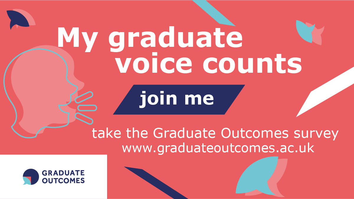 grad_outcomes's tweet photo. Thank you to all recent #graduates who’ve taken the #GraduateOutcomes survey! We love it when you share your participation, so use this image on social media to let us know! https://t.co/Lv1SfEhgQk https://t.co/HXlBSCnqzD