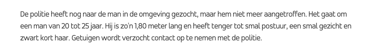 Wéér een 'incident' met een vuurwapen in <a href="/StadsdeelZuid/">Stadsdeel Zuid</a> 😠. Gisteravond 22:30. Getuigen gezocht ⤵️. Neem contact op met <a href="/POL_Amsterdam/">Politie Eenheid Amsterdam</a> @POL_ZuiddePijp