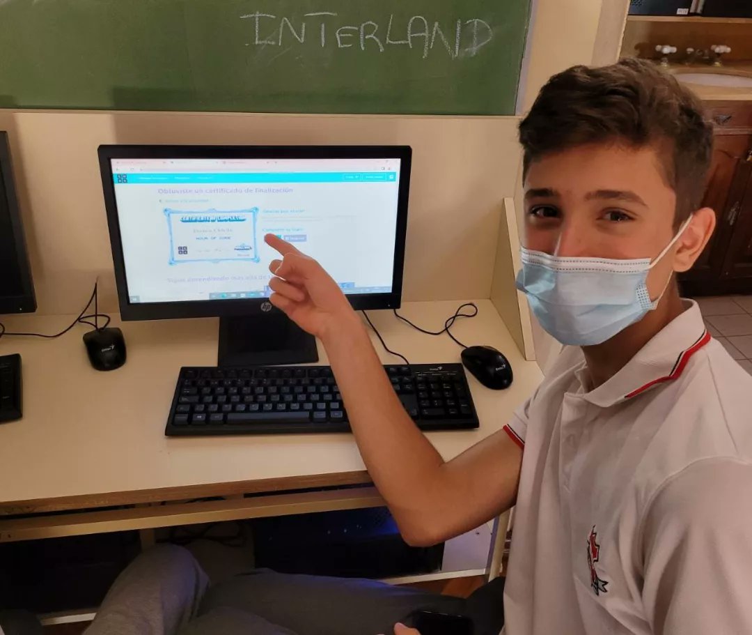 ComplejoEdu's tweet photo. NIVEL SECUNDARIO - 3° año B
Trabajamos "Introducción a la programación iconográfica" de la mano de "La hora del código" temática Minecraft. #ComplejoEducativoDigital #ComplejoEducativo #secundariaRubénDarío https://t.co/AaDyPWqBgm