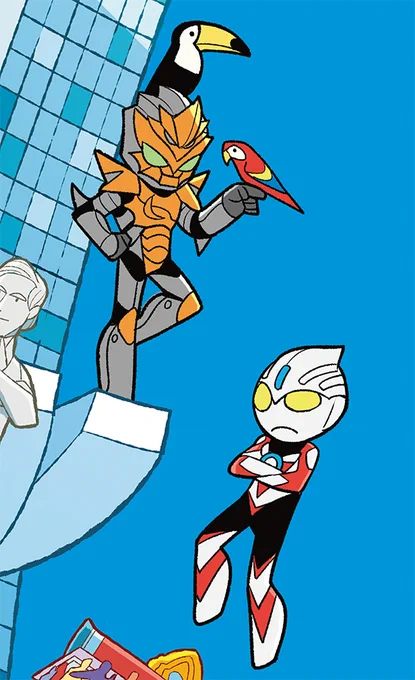 【正式に許可を頂いたので改めてお知らせ】
ウルトラマンとシンガポール政府観光局のキャンペーン用キービジュアルを担当させていただきました。1点目はシンガポールのランドマークとウルトラマンや怪獣達。タロウファミリーが観光しているイメージです。鳥と戯れるジャグラーさんがお気に入り。1/2 