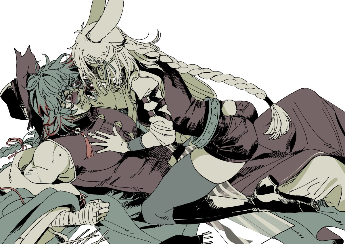 #今月描いた絵を晒そう 
🪶🐰… 