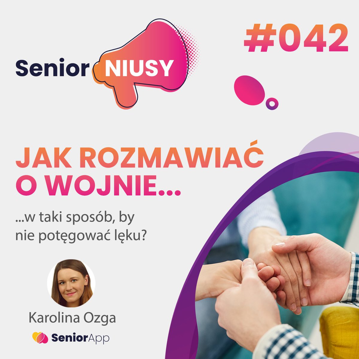 senior_app's tweet photo. Zapraszamy na #42 odcinek SeniorNiusów❣️

Minął już ponad miesiąc, odkąd wojna w Ukrainie przybrała wymiar, którego sobie nie wyobrażaliśmy… 💙💛
❗ Czytajcie więcej na: https://t.co/SGiRc0Xm82 https://t.co/u7QiYlebW1