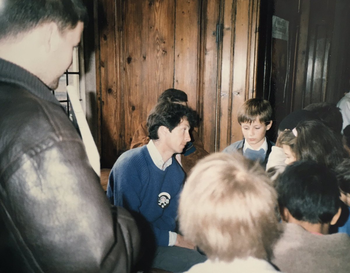 mooseandmouse's tweet photo. Random snaps from a day out with @WalkerBooksUK many years ago. #ChrisRiddell #PatrickBenson #JosephWright #AlanDurant #AllanAhlberg #ColinWest Sadly Joe no longer with us. He illustrated #Whatamess by #FrankMuir amongst many others. https://t.co/yLmo9ctUtL