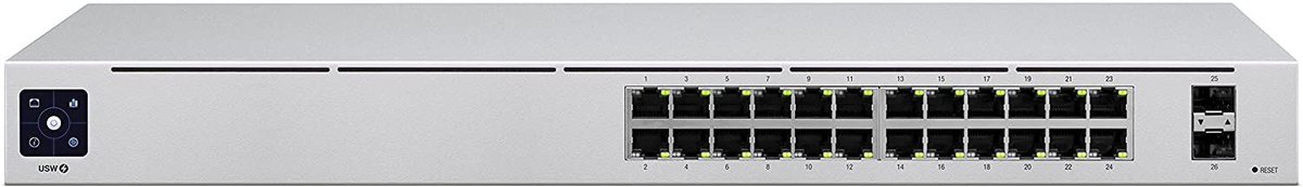itcme's tweet image. Ubiquiti | UniFi 24 Port PoE Switch | 24GbE RJ45 Ports - 16 Auto Sensing 802.3at PoE+Ports | 2Ports 1G SFP - Fanless Silent Cooling - 1.3 Touch Screen Display - 120W Power Supply - App Control | White

BUY NOW: amzn.to/3tSJeb8

#itconnections #Ubiquiti #UniFi #PoE #port
