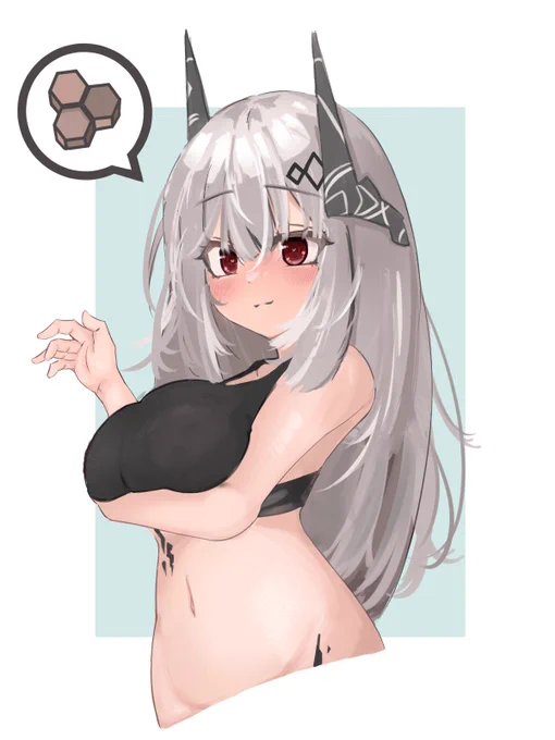 #今月描いた絵を晒そう アークナイツとかホロライブ(っ'ヮ'c)< 