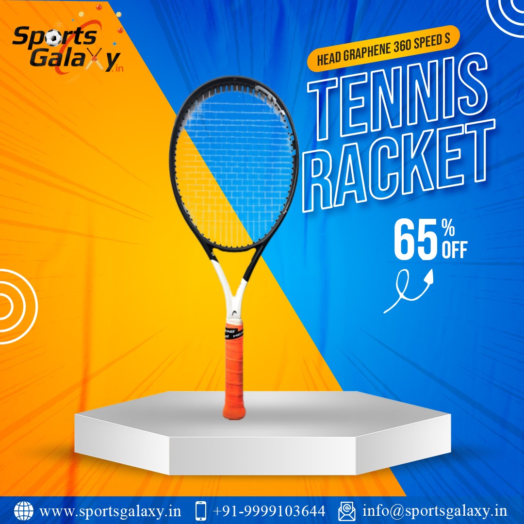 HEAD GRAPHENE 360 SPEED S TENNIS RACKET 

(65% OFF)

THE RACKET HAS OPTIMUM RIGIDITY TO BEAR HIGHER TENSION FOR EXACT AND STEADY STROKES. THE RACKET MADE OF ULTRA RIGID CARBON FIBERS WITH HIGHER STRENGTH AND RIGIDITY, SUSTAINABLE FOR https://t.co/jufChoX4Az