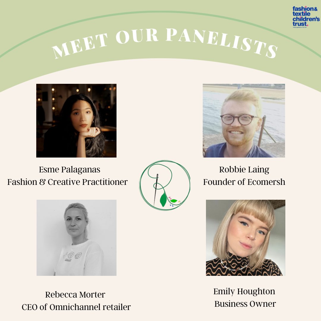 Meet our panelist’s for tonight’s Relentless ✨

Join us this evening at 5PM where we will hold a live panel and Q&amp;A zoom session so that we can discuss retail &amp; the high street 🧶🪡👚👔👕👖

Please email: relentlesscity@gmail.com to receive the Zoom details.