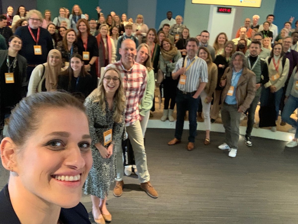 HootBusiness's tweet photo. @DominiquesView Come for the talks, stay for the #OscarsSelfie at #WeKnowSocial at the Corda Campus ๐ https://t.co/s5vnbDxNeY