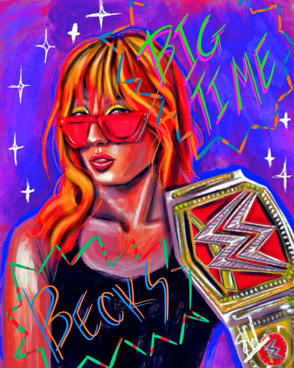 Heyimlouiscrea1's tweet photo. Big Time Becks @BeckyLynchWWE ✂️ ⭐️ ✏️ https://t.co/4iXVaT4REI